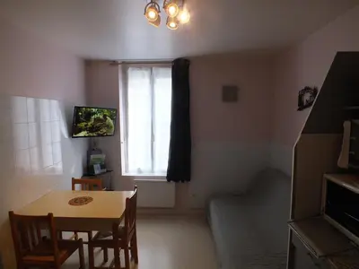 Télévision ou salle de divertissement dans l'établissement Chalet Lafayette Appartement 04