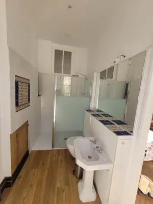 Salle de bains dans l'établissement Grande Maison De MUREL