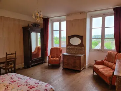 Coin salon dans l'établissement Grande Maison De MUREL