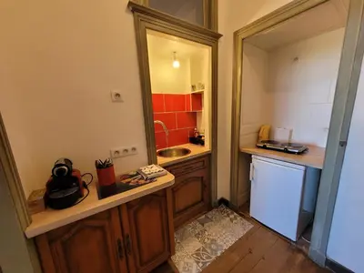 Cuisine ou kitchenette dans l'établissement Grande Maison De MUREL