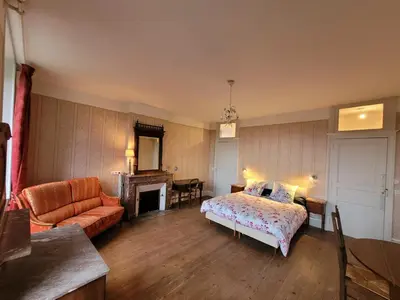 Un ou plusieurs lits dans un hébergement de l'établissement Grande Maison De MUREL