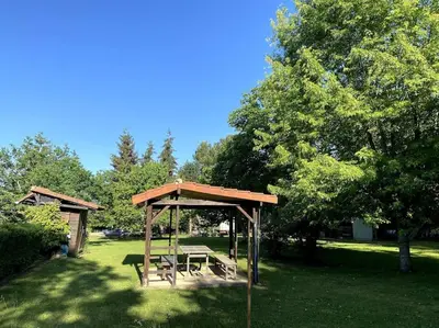 Jardin de l'établissement Le bon chemin Ateliers
