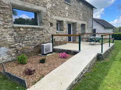 Jardin de l'établissement Gite Varagnac