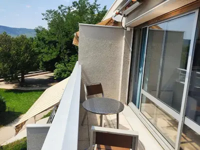Vue générale sur la montagne ou vue sur la montagne depuis l'appartement