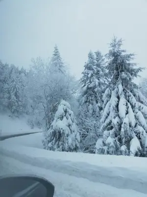 L'établissement L'auvergnate en hiver
