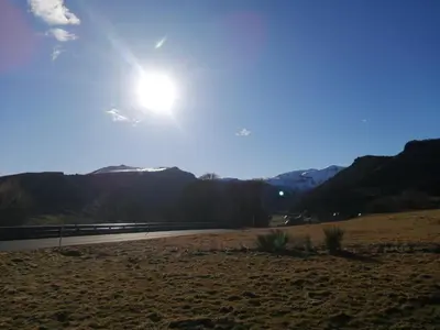 Paysage naturel près de la maison de vacances