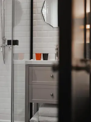 Salle de bains dans l'établissement Le Boudoir Monsieur Aurélien - Suite Hôtelière