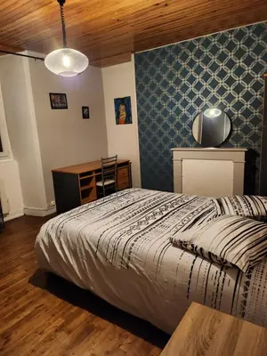 Un ou plusieurs lits dans un hébergement de l'établissement la maison de Jade