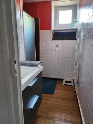 Salle de bains dans l'établissement la maison de Jade