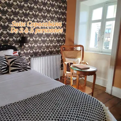Un ou plusieurs lits dans un hébergement de l'établissement La maison de famille Limoges