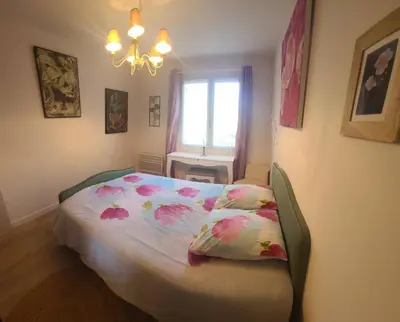Un ou plusieurs lits dans un hébergement de l'établissement Maisonnette Lac de Vassivière