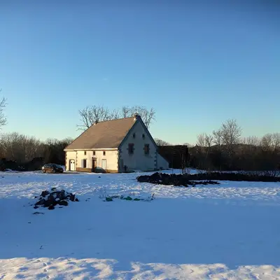 L'établissement Domaine des Hiboux en hiver