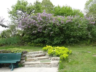 Jardin de l'établissement GITE DE CHOUVERT VERDIER Marie