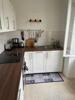 Cuisine ou kitchenette dans l'établissement Appartement Suzon en coeur de ville 2 personnes