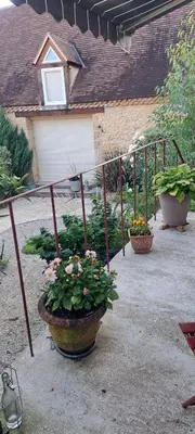 Jardin de l'établissement Chez Sylvie