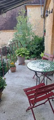 Jardin de l'établissement Chez Sylvie
