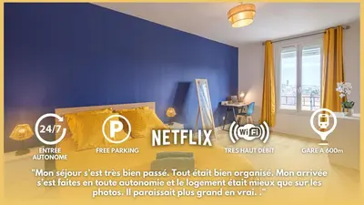 Plan de l'établissement Bleu Nuit - Welc'Home