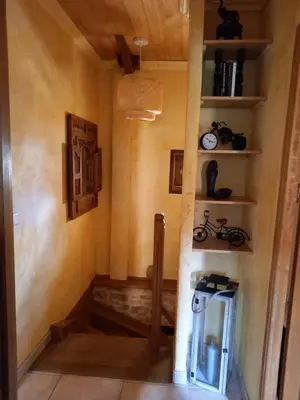 Cuisine ou kitchenette dans l'établissement Les Rosiers 4-6 personnes 11km de Sarlat Périgord Noir