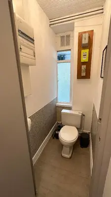Salle de bains dans l'établissement Villa Stella 8pers. La Bourboule