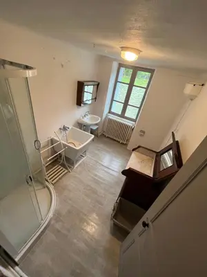 Coin salon dans l'établissement maison de campagne