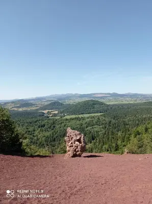 Paysage naturel près de le chalet