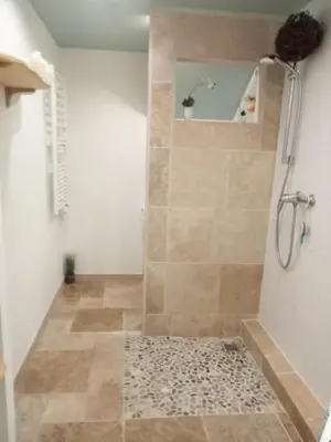 Salle de bains dans l'établissement Appartement au rez-de-chaussée