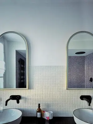 Salle de bains dans l'établissement Maison d'hôte Les Allois