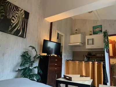 Cuisine ou kitchenette dans l'établissement les tuilieres