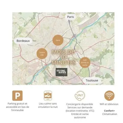 Certificat, récompense, panneau ou autre document affiché dans l'établissement Limoges Sud-LesCinqSuites-L'Eden - DABNB