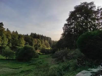 Paysage naturel près de la maison de vacances