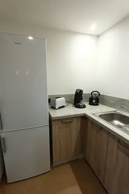 Cuisine ou kitchenette dans l'établissement Gîte pour 9 personnes avec jardin à proximité du Puy Mary