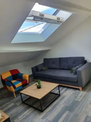 Coin salon dans l'établissement App 2 ch, spacieux et lumineux