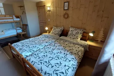 Un ou plusieurs lits dans un hébergement de l'établissement Le Bois Haut