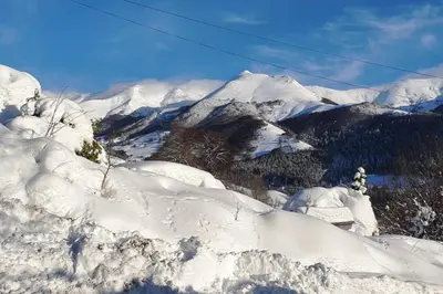 L'établissement Le Bois Haut en hiver