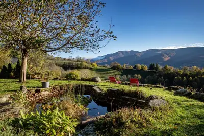 Paysage naturel près de la maison de vacances