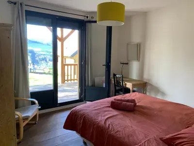 Un ou plusieurs lits dans un hébergement de l'établissement Chalet d'Auvergne - chalet de Perrine
