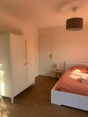 Un ou plusieurs lits dans un hébergement de l'établissement Chalet d'Auvergne - chalet de Perrine