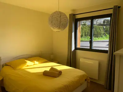 Un ou plusieurs lits dans un hébergement de l'établissement Chalet d'Auvergne - chalet de Perrine