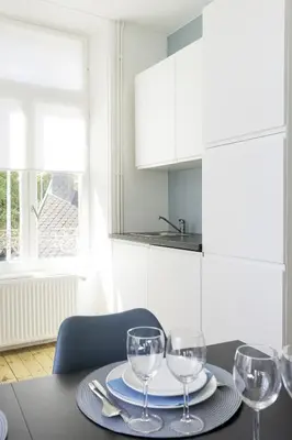 Cuisine ou kitchenette dans l'établissement Villa Pax 3 - La Bourboule - 6pers