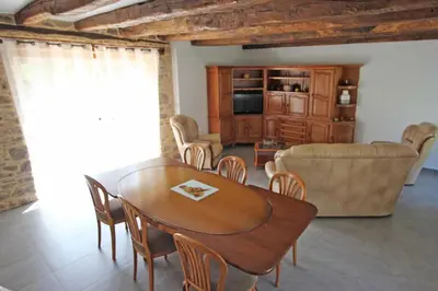 Coin salon dans l'établissement Les chambaudies