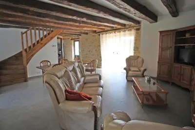 Coin salon dans l'établissement Les chambaudies