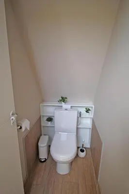Salle de bains dans l'établissement Gite des crouzas