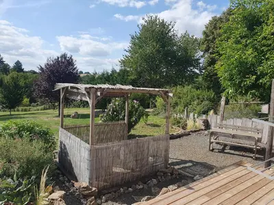 Jardin de l'établissement au grain de folie