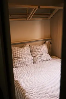 Un ou plusieurs lits dans un hébergement de l'établissement Lodge avec SPA privatif - Foret et Lac