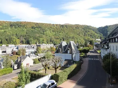 Vue générale sur la montagne ou vue sur la montagne depuis l'appartement