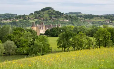 Paysage naturel près de la maison d'hôtes