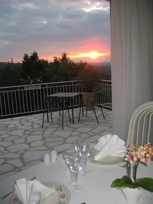 Balcon ou terrasse dans l'établissement Villa Ric