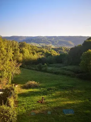 Paysage naturel près de la villa