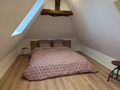 Un ou plusieurs lits dans un hébergement de l'établissement Maison de Bourg Cressensac