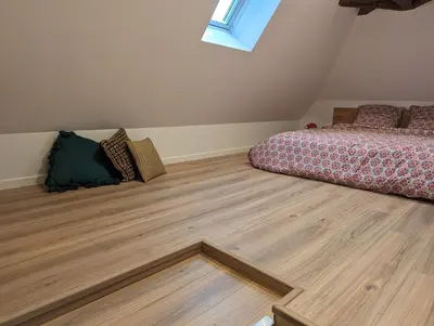 Un ou plusieurs lits dans un hébergement de l'établissement Maison de Bourg Cressensac
